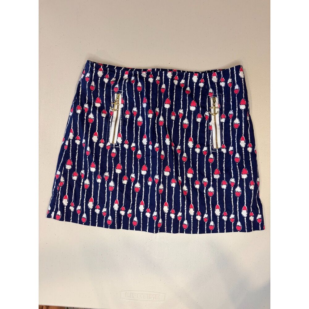 $118 - EUC - size 00 - Lily Pulitzer Nautical Skirt